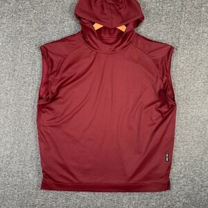 ASRV Hoodie Men XL 2 in 1 Cutoff Reversible Performance Gym Running DSG 0983